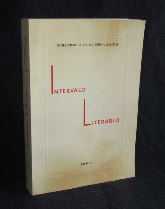 Livro Intervalo Literário Guilherme G. de Oliveira Santos