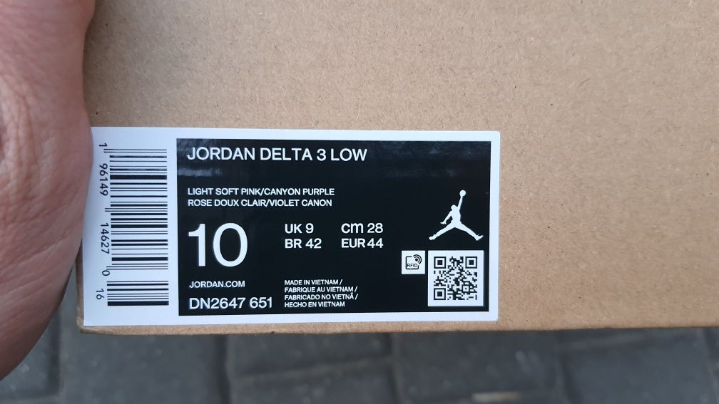 Jordan Delta 3 Low rozmiar 44 NOWE