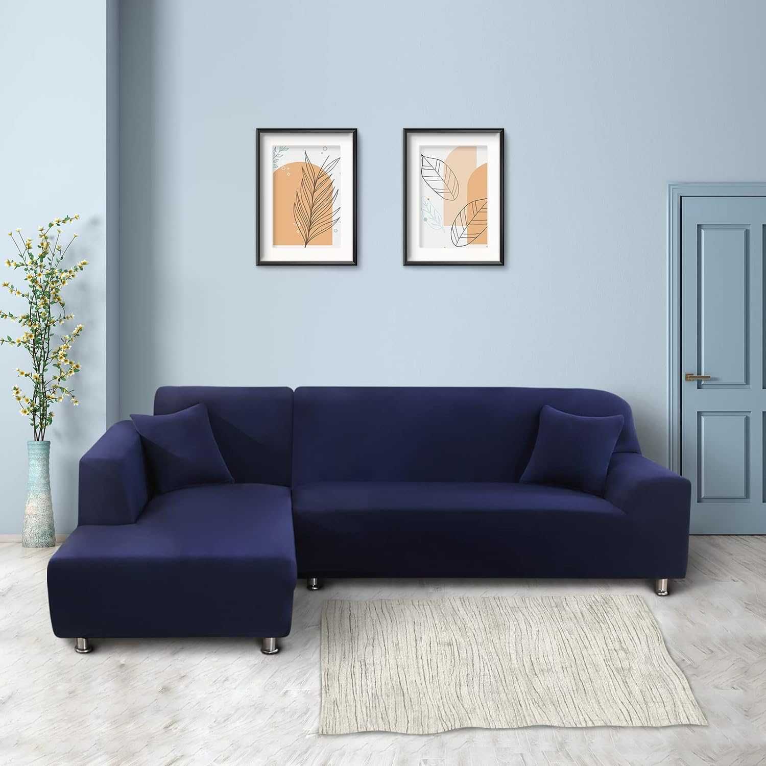 Capa de sofá com chaise longue