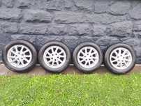 Alufelgi 15 z oponami Continental 5x112