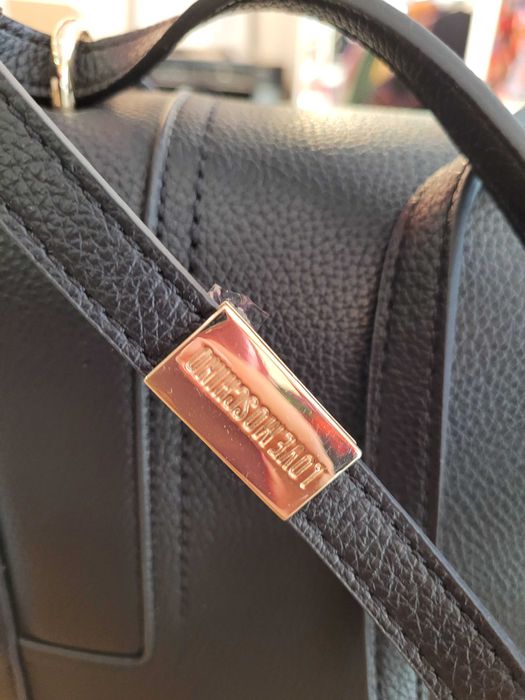 Love Moschino torebka typu listonoszka czarna