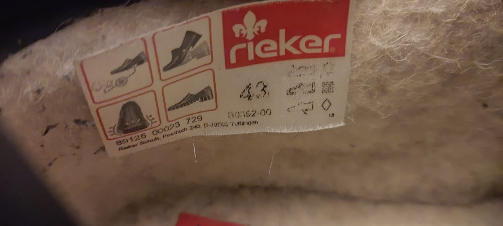 Buty skórzane Rieker zimowe męskie roz. 43 Kraków