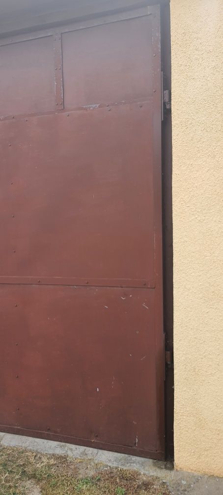 Brama drzwi garażowe W 245cm x S 380cm stalowe ocynk