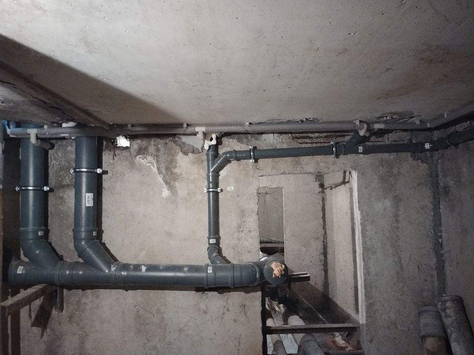 Замена Труб, Стояков, Канализации, Разводка в квартире - Одесса