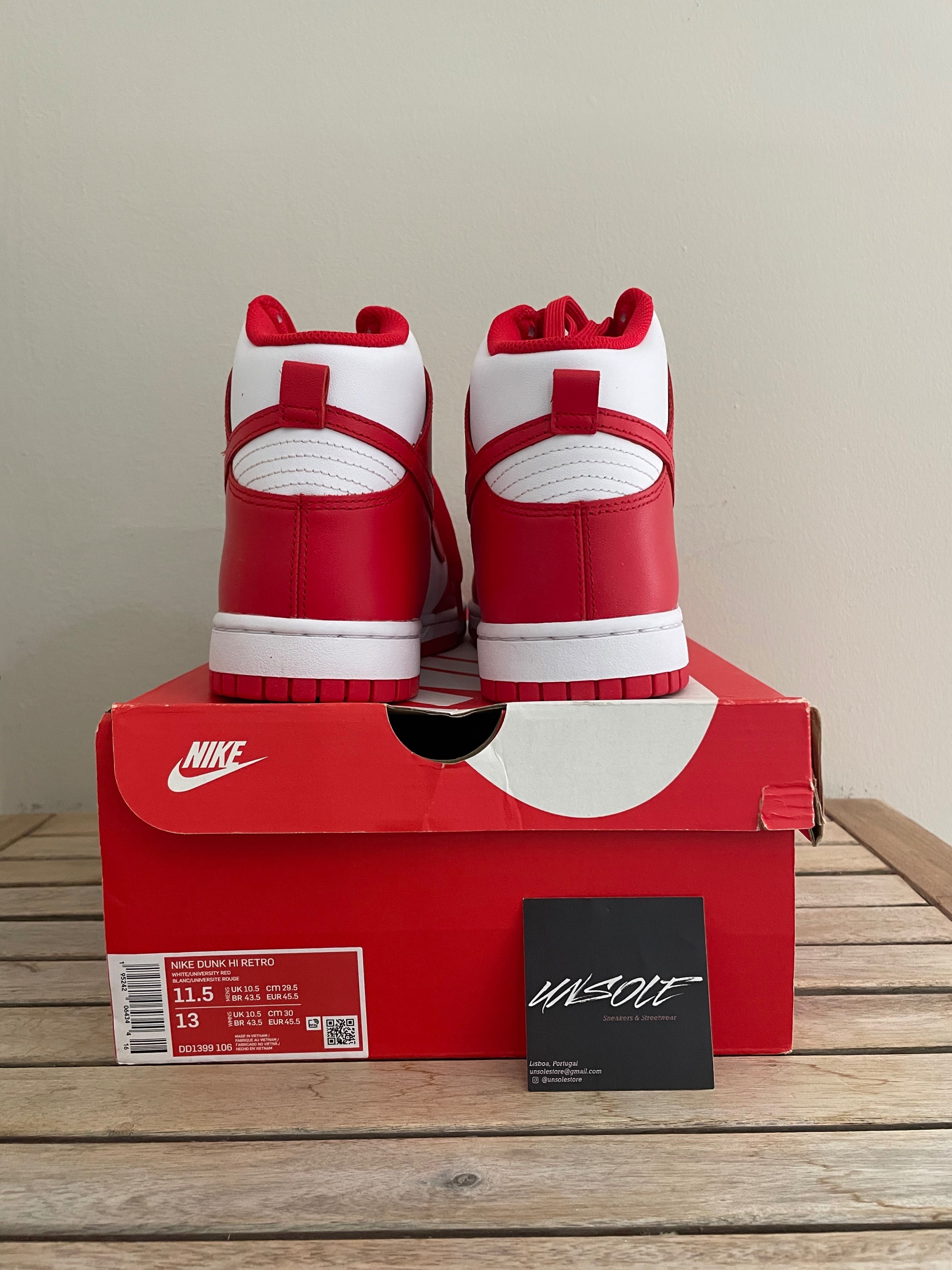 Nike Dunk High University Red