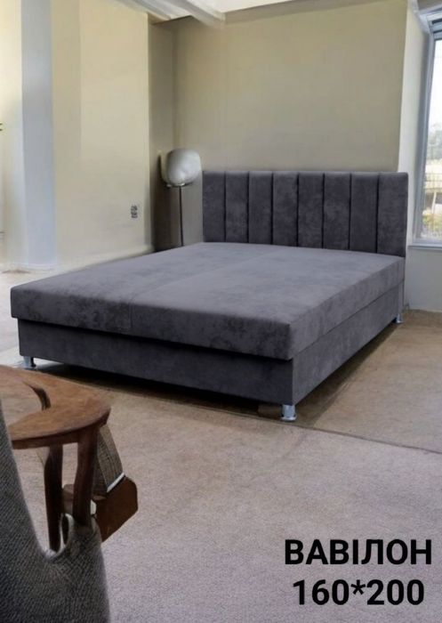 Мягкая кровать с нишей ,коробом для хранения, кровать с подъёмным меха