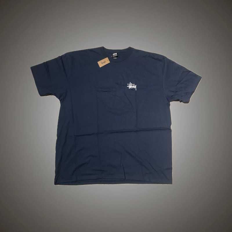 Stussy T-Shirt XXL Azul/Navy 10/10 - Basic Stussy Tee