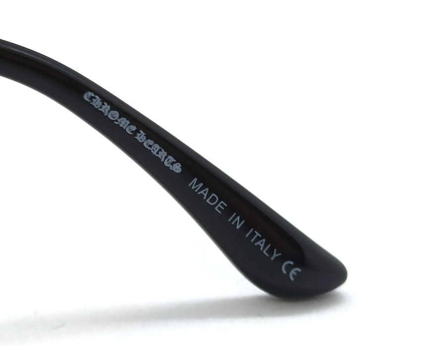 Chrome Hearts очки мужские серо голубой градиент в серебристом металле