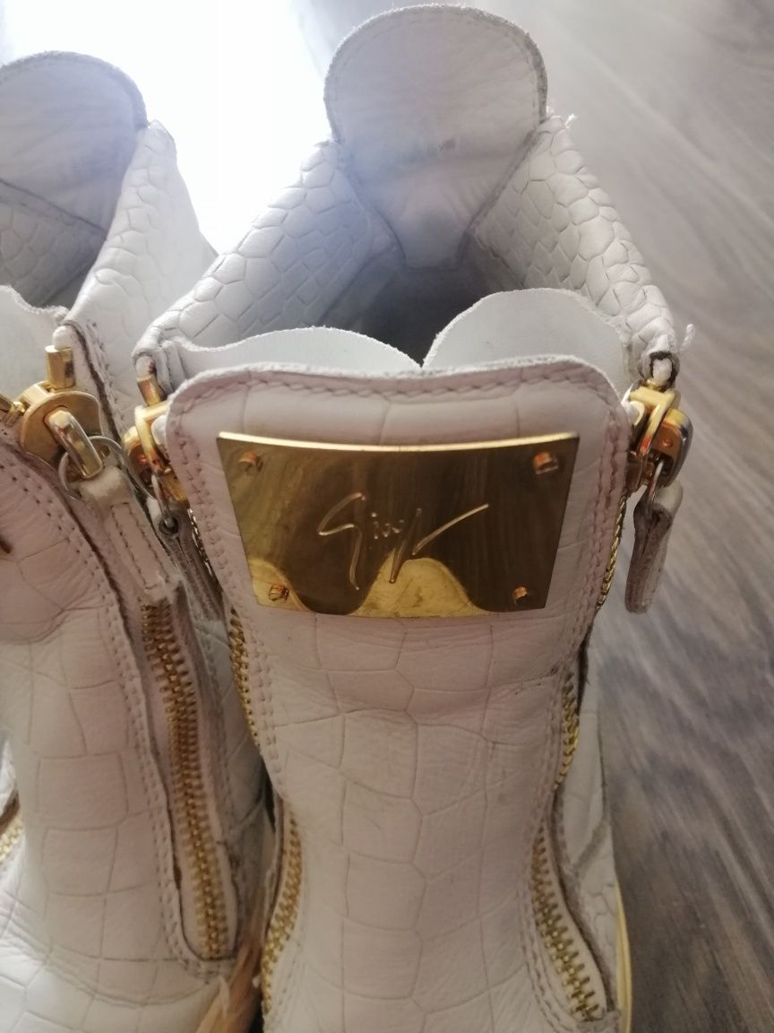 Giuseppe Zanotti хайтопы ботинки 100%КОЖА