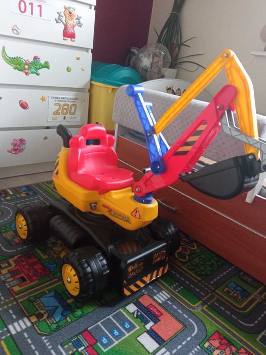 Koparka zabawka dla dziecka