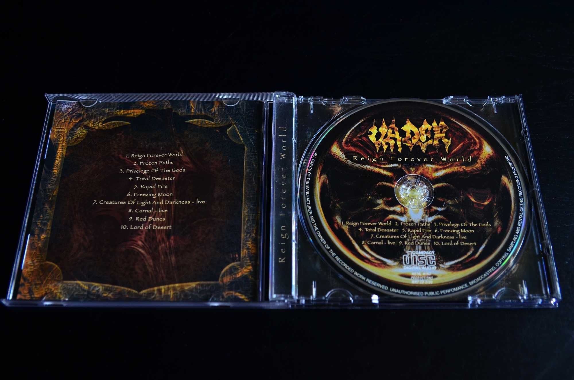 Vader - Reign Forever World CD MMP 2001  Autografy!!
