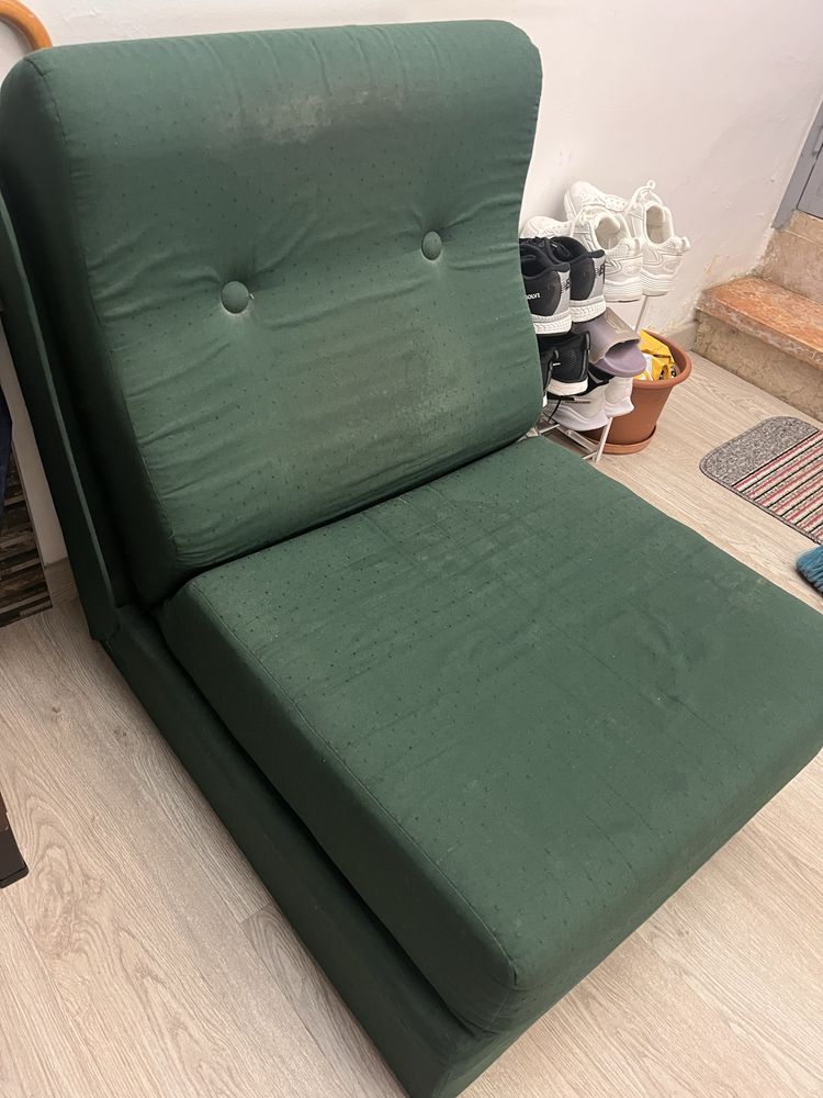 Poltrona verde quarto ou sala