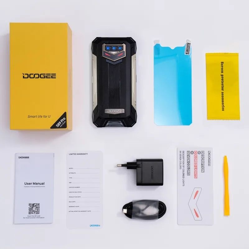 Doogee S89 8/128gb IP68 12000mah Night Vision black