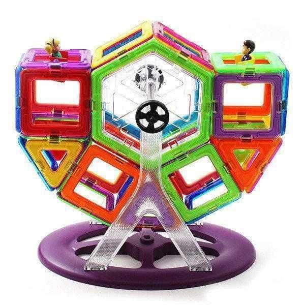 Дитячий магнітний конструктор LT4001, 92 деталей