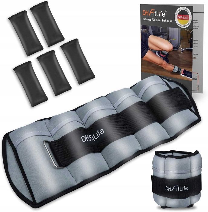 C75 DH FitLife zestaw obciążników na kostki 2 x 4,5 kg 2x2,5kg