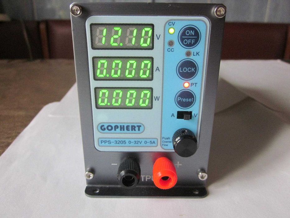 Програмований блок живлення Gophert PPS 3205 безшумний 30V 5A