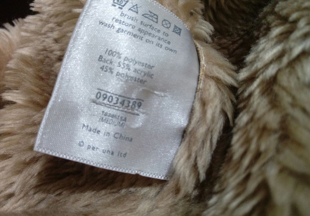 Оригинал женская демисезонная дубленка Marks&Spencer Per Una