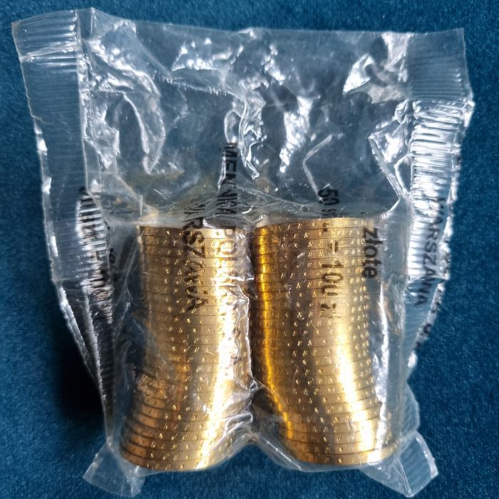 Worek menniczy 2zł x 50 szt., 750 lecie Lokacji Krakowa