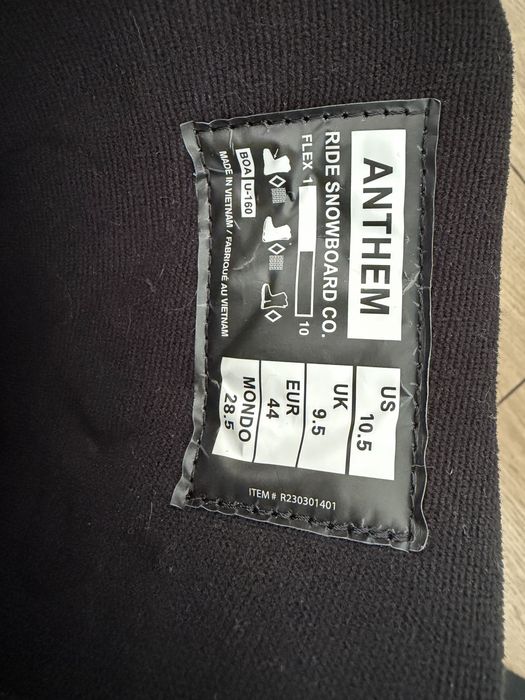 Buty snowbordowe ANTHEM 10.5