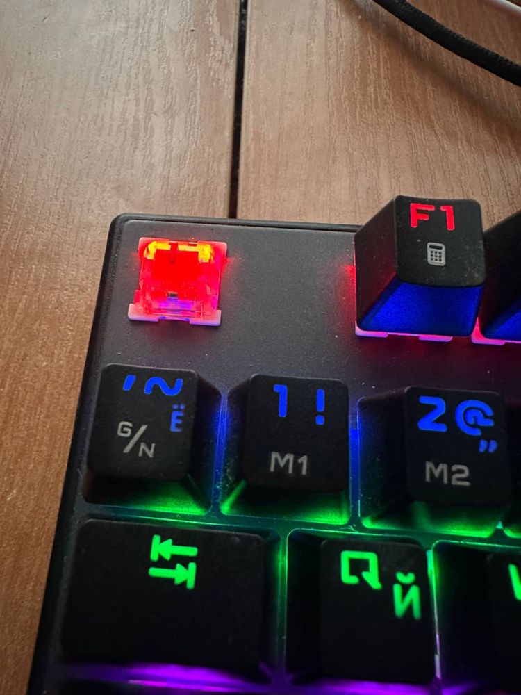 Клавіатура механічна HATOR Starfall Rainbow Origin Red