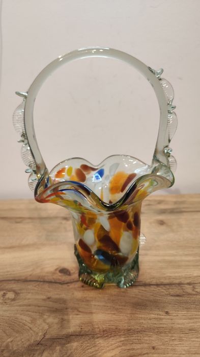 Koszyczek PRL, szkło