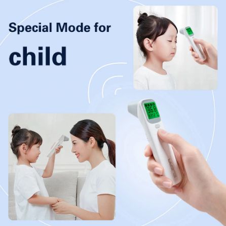 Termómetro infravermelhos digital para Crianças, Adultos e Ambiente