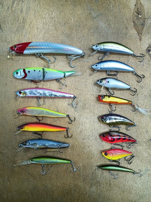 Воблериі блешні фірмові, риболовні снасті на хижака