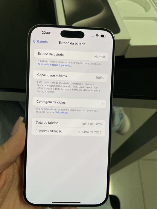 Iphone 15 pro max 512GB Natural Titanium com fatura e garantia