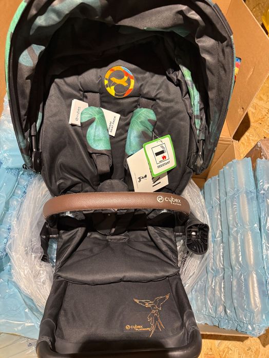 Wózek Cybex priam 2.0 gondola, spacerówka, nosidełko, baza, ocieplacz