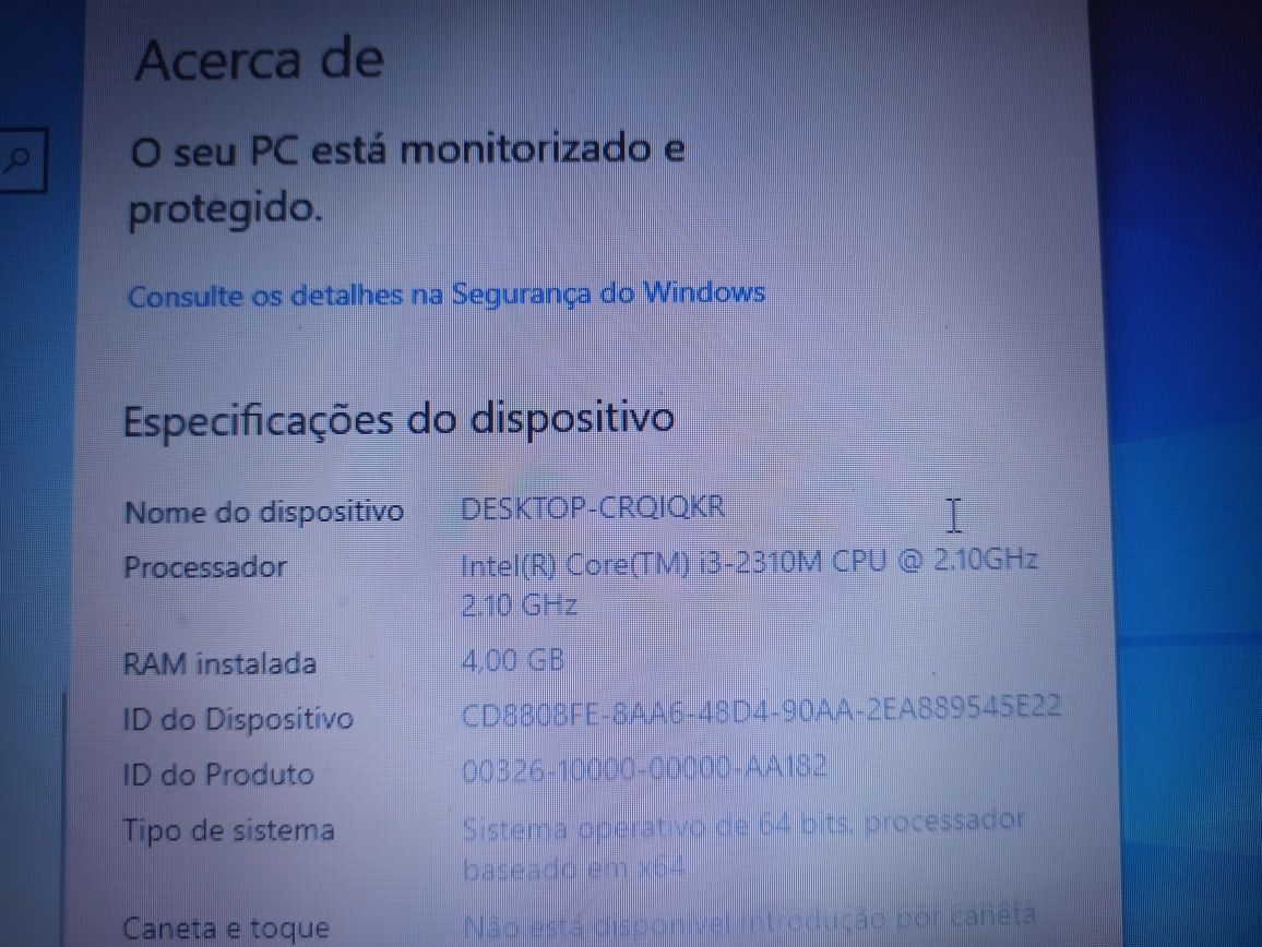 Computador Portátil - ASUS K53S - usado