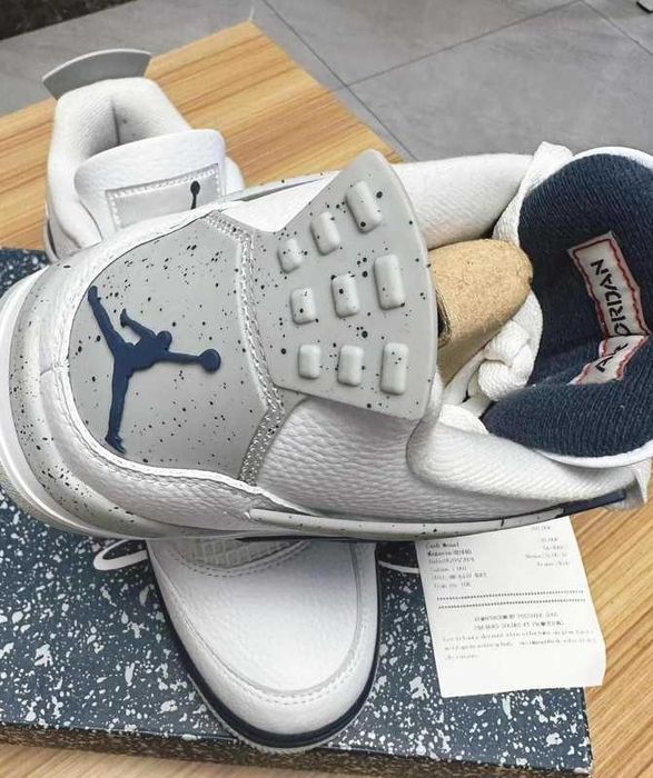 Buty Trampk Jordan 4 Retro Midnight Navy R.45