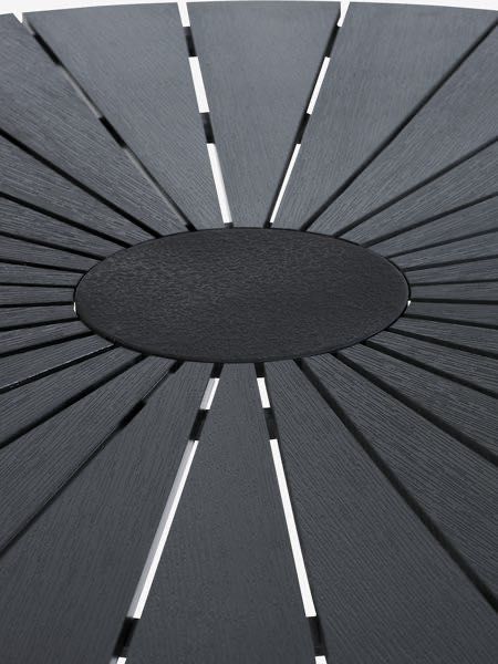 Стіл RANGSTRUP д.110см натура/чорний