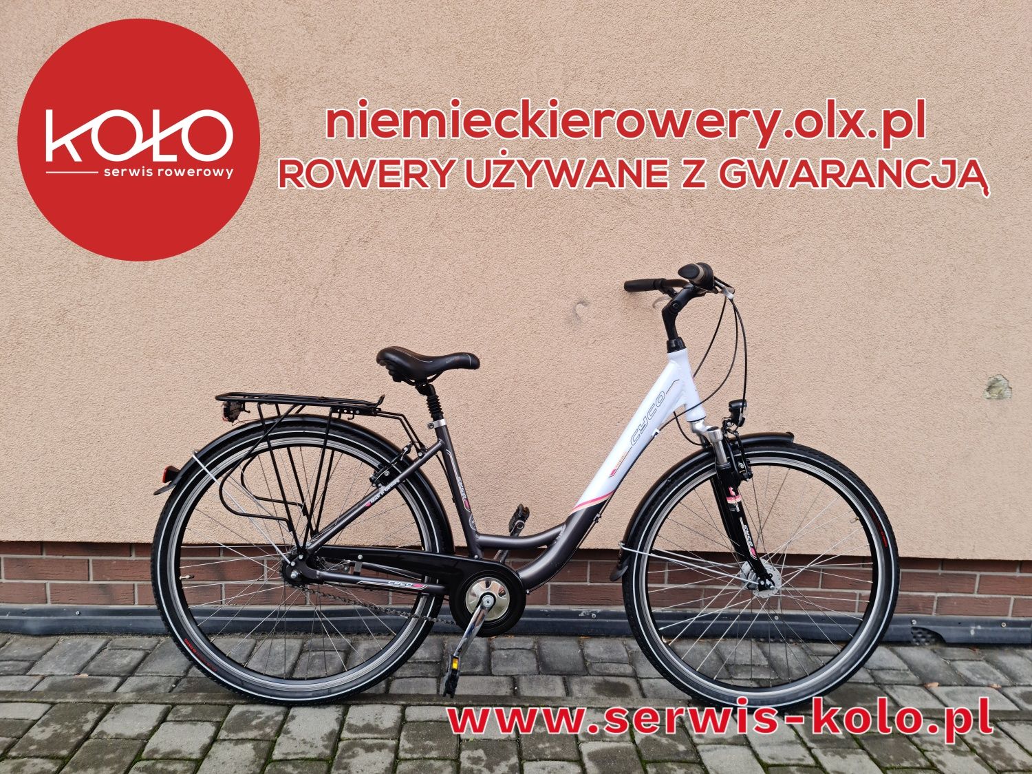 Rower damski damka CYCO koła 28 SHIMANO NEXUS okazja aluminium rabat
