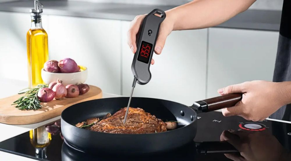 Термометр для м'яса з щупом. Термометр для барбекю BBQ.