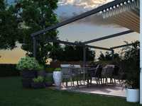Zadaszenie tarasu, weranda aluminiowa, ogród letni, patio, 4m x 3m