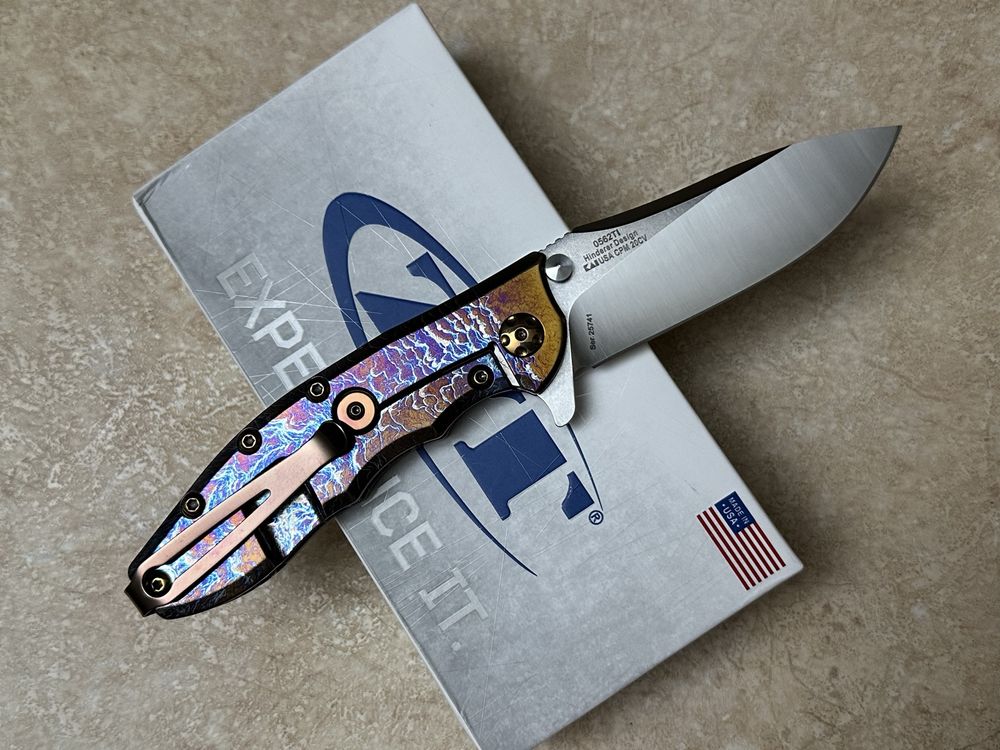 Нож Zero Tolerance 0562TI Hinderer 3.5" Custom Anodization