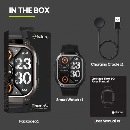 Zeblaze Thor SQ Nowy Folia Sim 4G LTE GPS Gorilla Glass Aparat Navi in
