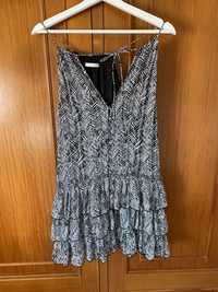 Vestido estampado zara