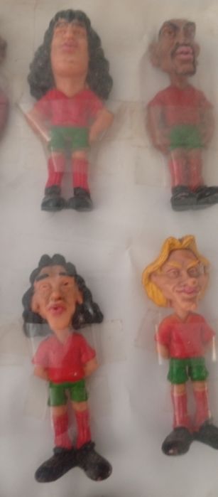Colecção jogadores da bola vintage