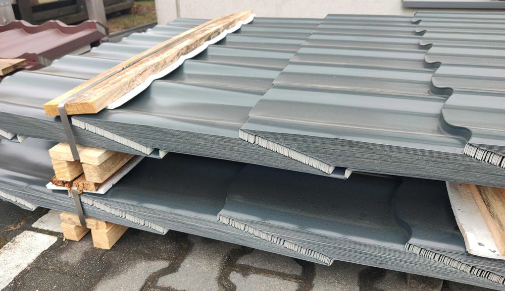 Blachodachówka GRAFIT RAL7016 /wiaty, garaże, gospodarcze Zgierz, Łódź