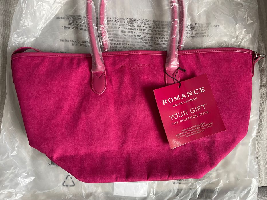 Ralph Lauren original. Вместительная сумка тоут кожа с замшевой тканью