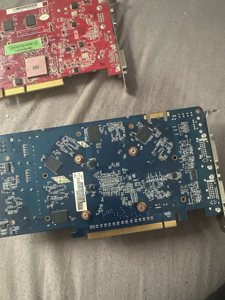 Retro karty graficzne nvidia9600gt? oraz x1550 sapphire