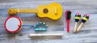 Zestaw Instrumentów Muzycznych i Gitara  6w1 dla dzieci