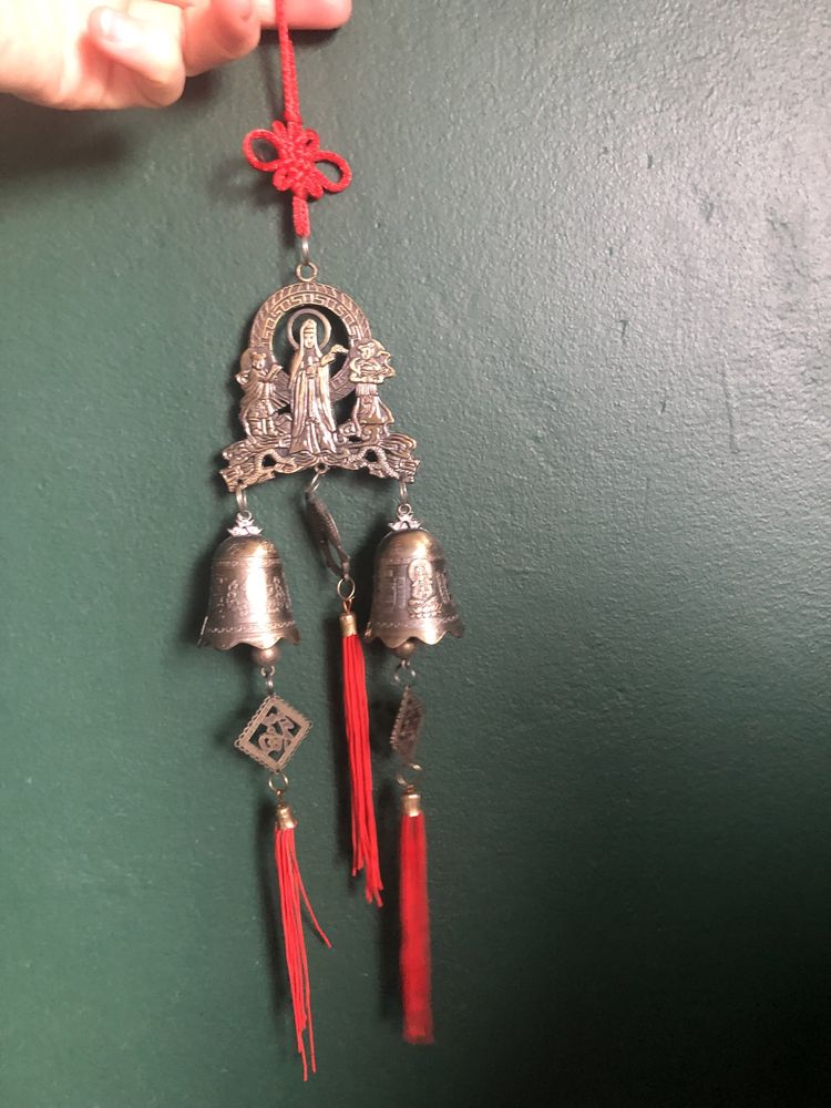 Dzwonek chiński metalowy