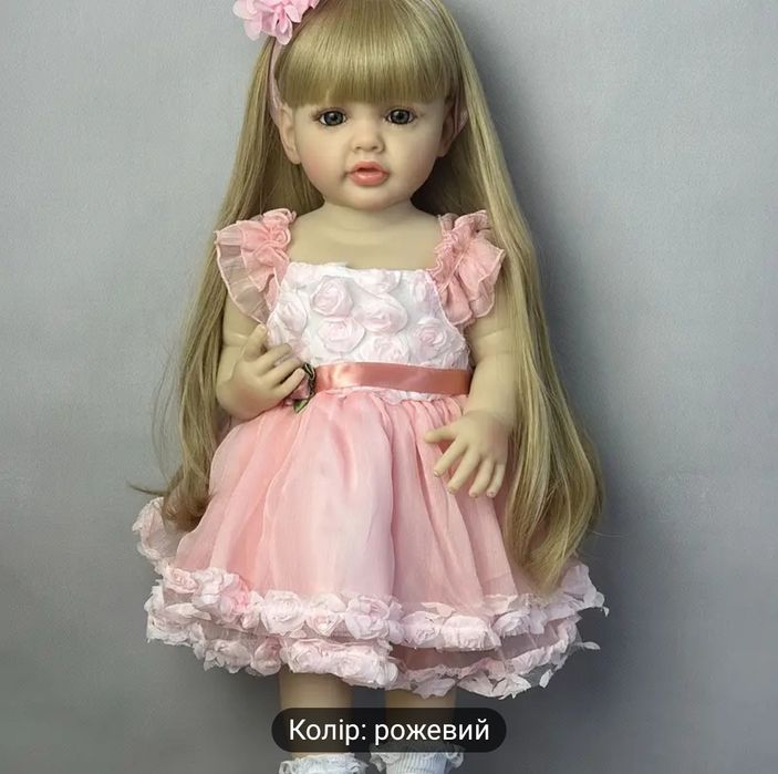 Лялька Reborn бебіборн кукла реборн колекційна вінілова  подарунок