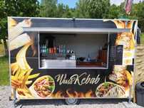 Przyczepa gastronomiczna food truck kebab. Gotowy biznes