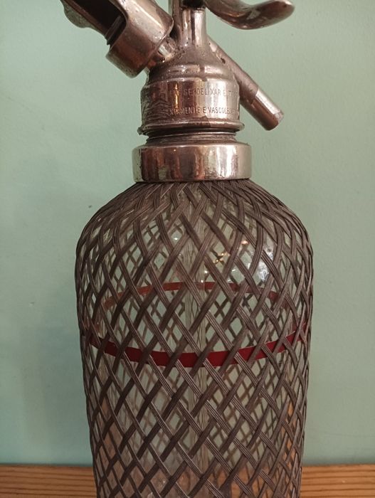 Sifão de vidro  antigo
