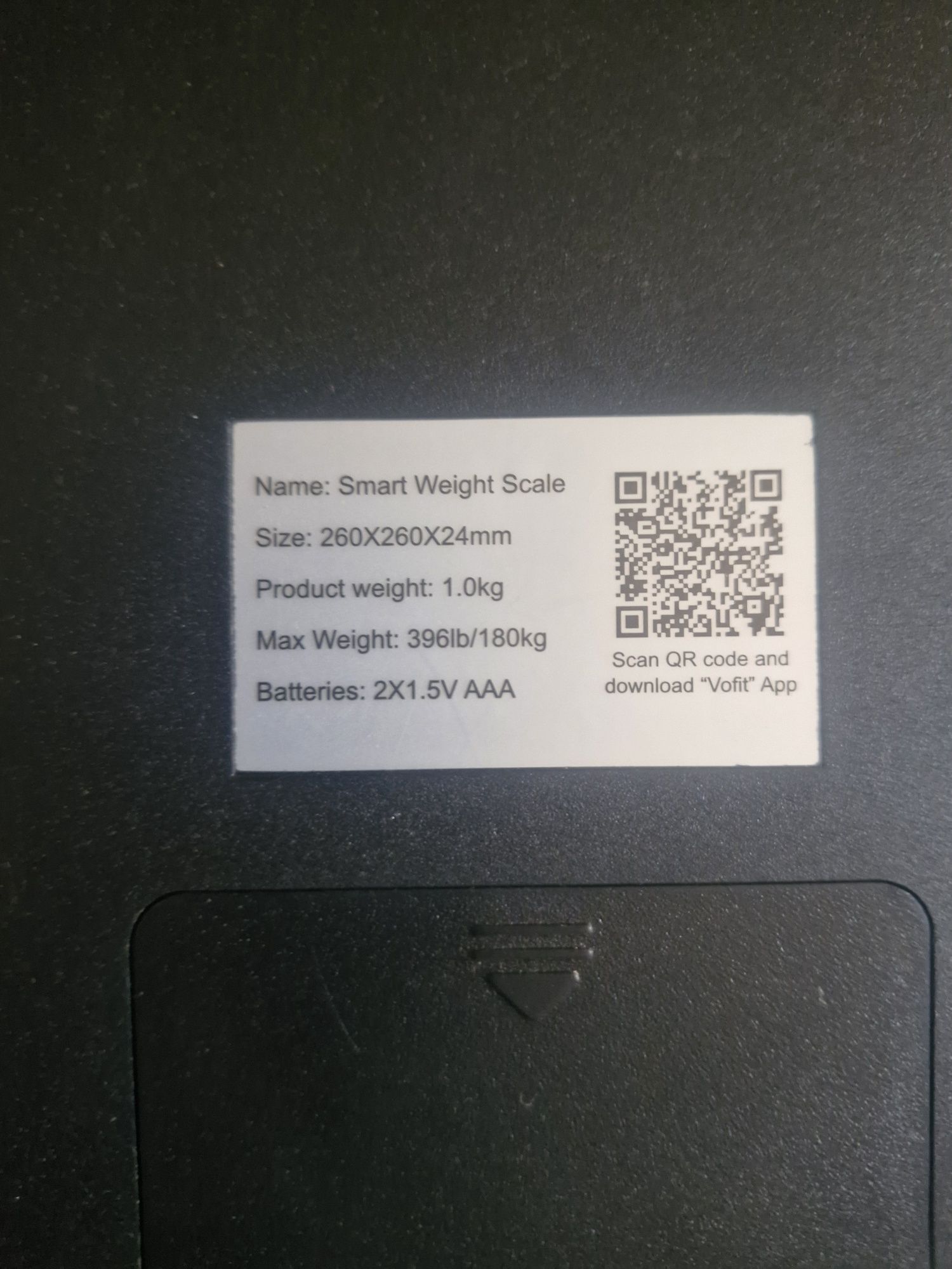 Smart weight scale waga
