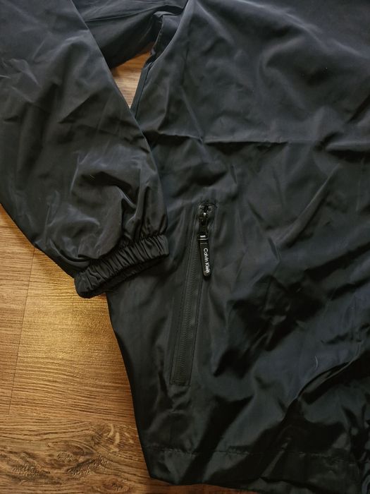 Nowa kurtka męska przejściówka Ck wiatrówka Xl 2xl kapturem czarna