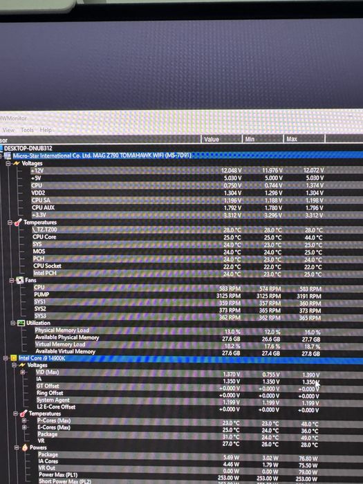 Mother Board MSi Z790 Tomahawk WiFi